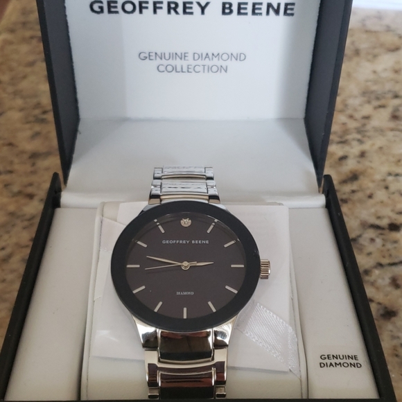 Geoffrey Beene Other - Geoffrey Bean Mens New Diamond Watch